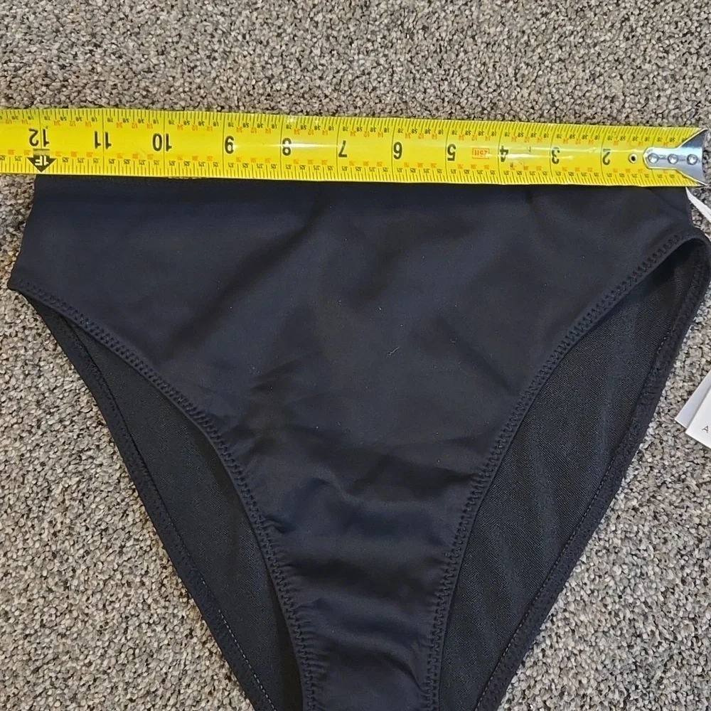 NWT Good Ameeican Black Women's Swim Bottom Sz 2/M
